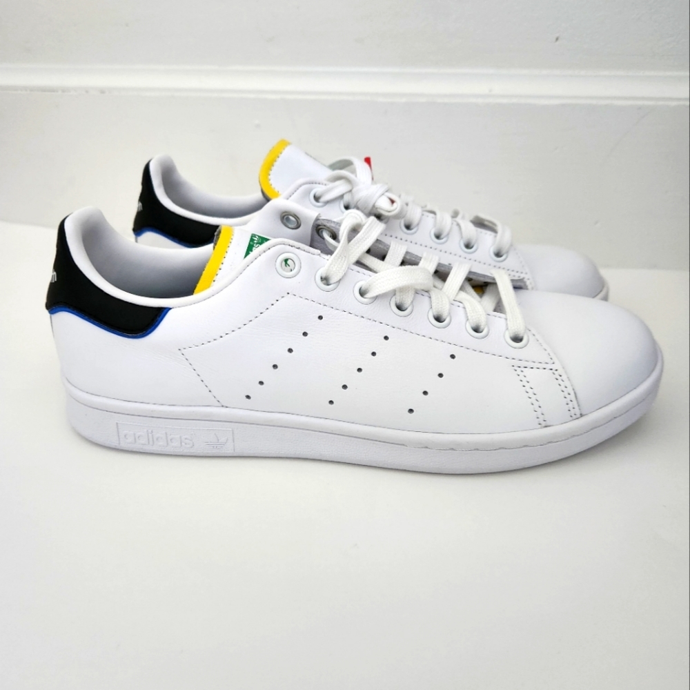 Adidas Original Stan Smith White Leather Fashion Sneaker FY2357 Men Size 8